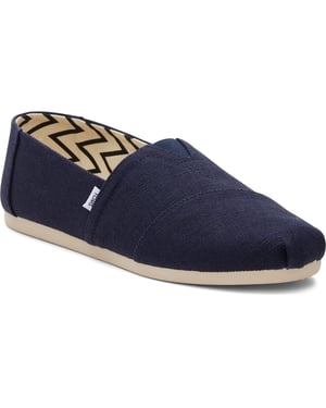 TOMS Alpargata Classic Cotton Men's Navy Espadrilles