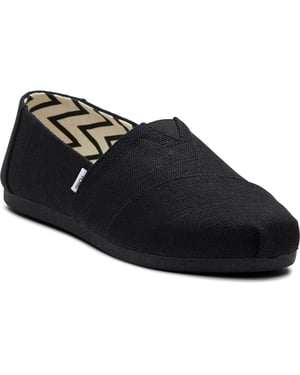 TOMS Alpargata Classic Katoenen Dames Zwarte Espadrilles