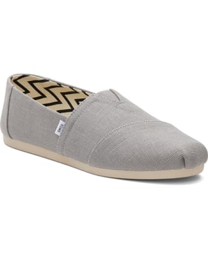 TOMS Alpargata Classic Cotton Men's Drizzle Grey Espadrilles