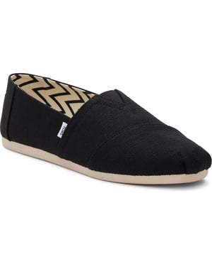 TOMS Alpargata Classic Cotton Men's Black Espadrilles