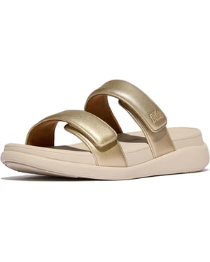 Fitflop F-Mode Go Polyurethaan Dames Platino Sandalen