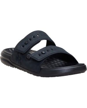 HEYDUDE Wave 2 Strap Polyurethaan Heren Zwart/Zwarte Sandalen