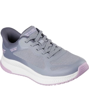 Skechers BOBS Squad 4 Staple Look Kvinnors Grå/Multi Sneakers