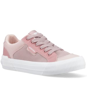 Rocket Dog Cheery Blocked Fabric Textiel Dames Mauve/Roze Sneakers