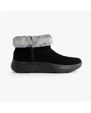Skechers 144848/bkgy On-the-go Encore - Snow-cappe Womens Boots Black/gray