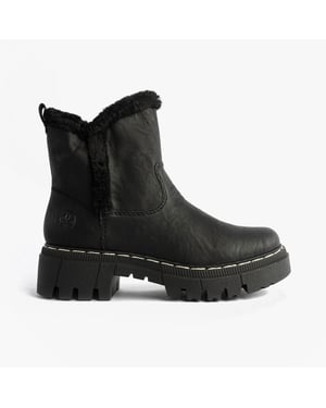 Rieker 74082-00 Womens Boots Black