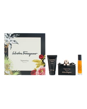 Salvatore Ferragamo Signorina Misteriosa Eau de Parfum 100ml, Eau de Parfum 10ml + Body Lotion 50ml Gift Set for Her