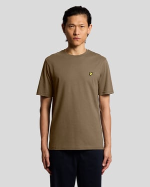 Katoenen Rundhals T-Shirt