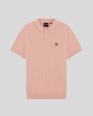 Katoenen Gebreide Poloshirt