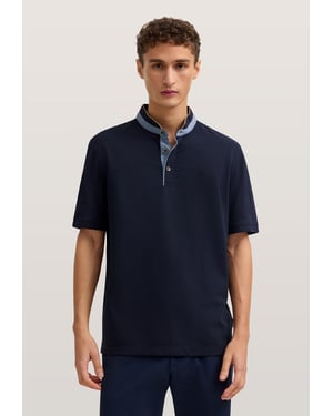 Bugatti Herren Polo Modern Fit van puur katoen