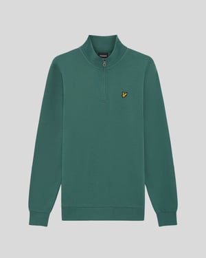 Katoenen Loopback 1/4 Zip Sweatshirt