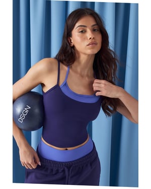 DSGN Studio Sculpt Double Layer Interal Padded Vest Top