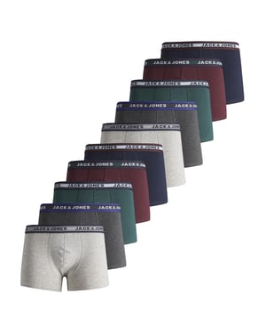 Jack & Jones Jacoliver Trunks 10 Pack Jnr Noos Boxershorts