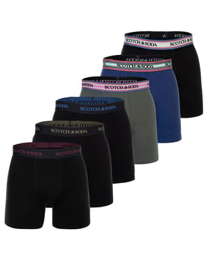 Scotch & Soda Solid Cotton Stretch Boxershorts
