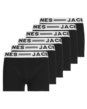 Jack & Jones Sense Trunks 6 Pack Jnr Noos Boxershorts