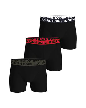 Bjorn Borg Cotton Stretch Boxer Trunks 3P Boxershorts