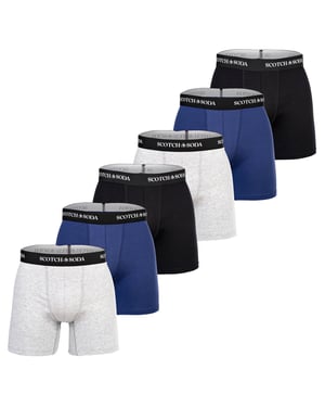 Scotch & Soda Solid Cotton Stretch Boxershorts