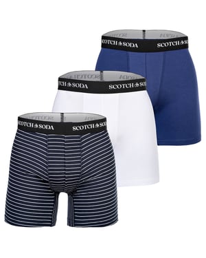 Scotch & Soda Solid Cotton Stretch Boxershorts
