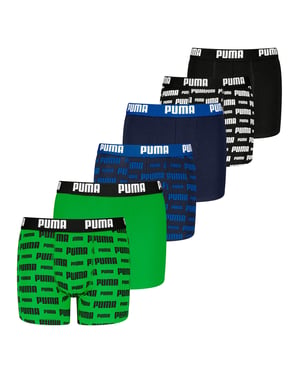 Puma Everyday Logo Print Boxers Ecom 6P Boxershorts