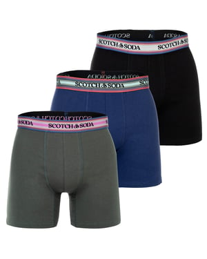 Scotch & Soda Solid Cotton Stretch Boxershorts
