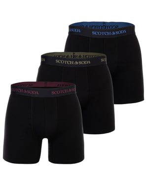 Scotch & Soda Solid Cotton Stretch Boxershorts