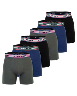 Scotch & Soda Solid Cotton Stretch Boxershorts