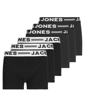 Jack & Jones Sense Trunks 6 Pack Jnr Noos Boxershorts
