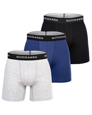 Scotch & Soda Solid Cotton Stretch Boxershorts