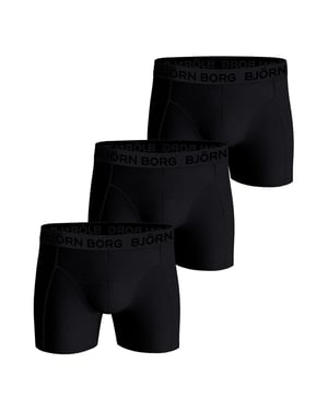 Bjorn Borg Cotton Stretch Boxer Trunks 3P Boxershorts