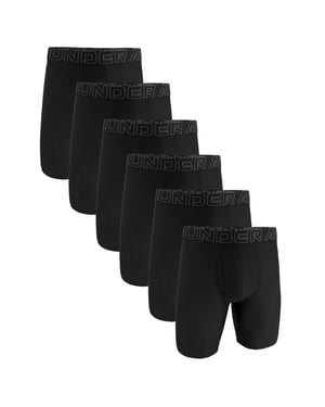 Under Armour Ua Performance Tech Mesh -Solid 9 In 6Pk Boxershorts