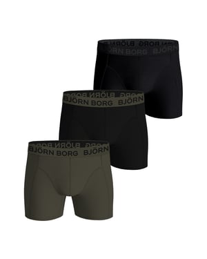 Bjorn Borg Cotton Stretch Boxer Trunks 3P Boxershorts