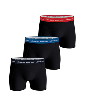 Bjorn Borg Cotton Stretch Boxer Trunks 3P Boxershorts
