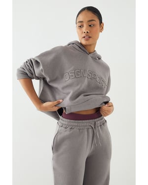 DSGN Studio Self Fabric Applique Oversized Hoodie