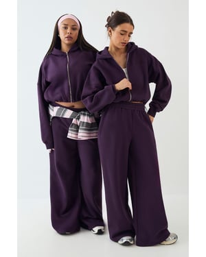 DSGN Studio Towelling Applique Straight Leg Jogger