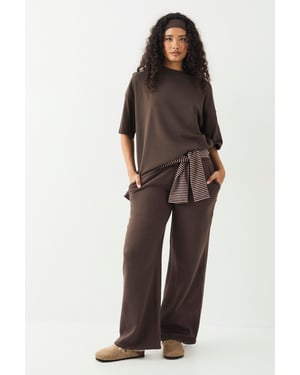 DSGN Studio Deep Waistband Wide Leg Jogger