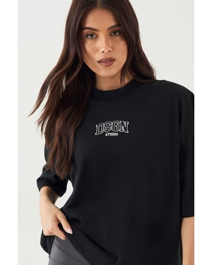 DSGN Studio Embroidered Heavyweight Oversized T-Shirt