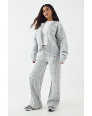 DSGN Studio Cable Knit Straight Leg Trouser