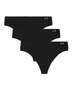 Under Armour Ua Pure Stretch No Show Thong -Solid 3Pk String