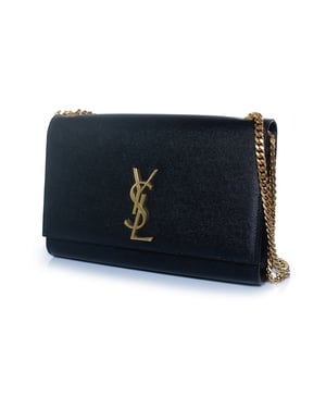 Saint Laurent, Middelgrote Kate schoudertas in zwart