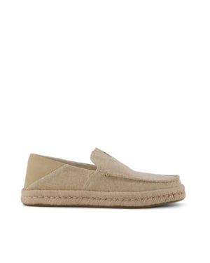 Toms Alonso loafer rope ongekleurd heritage canvas & suède