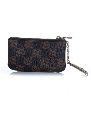 Louis Vuitton, Damier ebene canvas myntväska