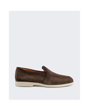 Santoni Heren malibu loafer brown