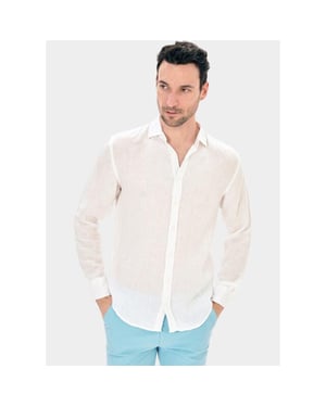 Blue Coast Overhemd heren 100% linnen, regular fit 118l/0000