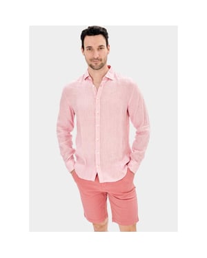 Blue Coast Overhemd heren 100% linnen, regular fit 118l/0020