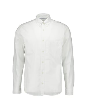 Eton Solid chambray shirt lange mouw overhemden 100014782