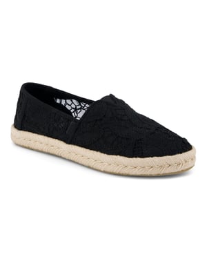 TOMS Alpargata Rope 2.0 Shoe Cotton Women's Black Espadrilles
