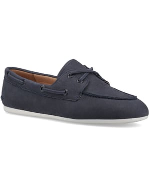 Sperry Slim Boot Schoen Leer Dames Marineblauwe Bootschoenen