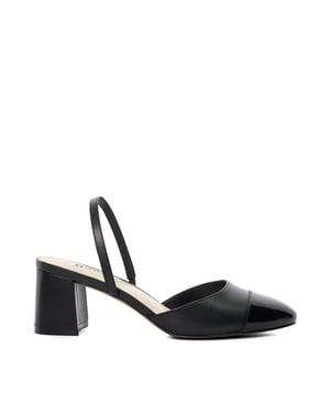 Dune Ladies Careful - Block Heeled Slingback Courts