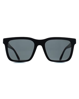 Emporio Armani Square Mens Shiny Black Dark Grey EA4262U