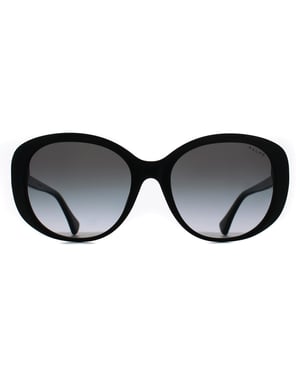 Ralph by Ralph Lauren RA5335U 50018G glanzend zwart gradiënt grijs zonnebril